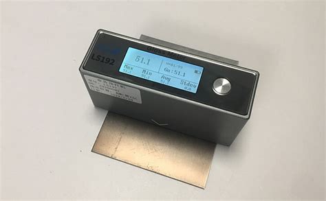 gloss meter for metal